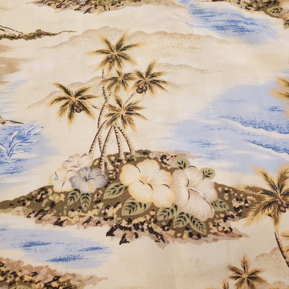 Tommy Hilfiger Men's Hawaiian Island Palm Tree Vacation Shirt in Size L - Picture 12 of 14
